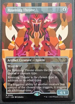 Roaming Throne (Borderless) The Lost Caverns of Ixalan Regular - Image 1