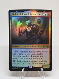 Melek, Reforged Researcher FOIL X1 MKM MTG Murders At Karlov Manor PRERELEASE - Image 1