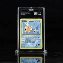 Giovanni's Magikarp 1st Edition 73/132 Gym Challenge Tag 10 🌟 Pop1 Pokemon - Image 1