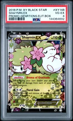 2016 POKEMON XY BLACK STAR PROMO GENERATIONS ELITE TRAINER BOX SHAYMIN EX PSA 4 - Image 1