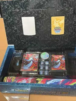 Pokemon TCG: Mega Charizard X ex Ultra Premium Collection (UPC) Opened No Packs - Image 2