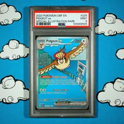 ✨ PSA 9 MINT ✨ POKEMON OBSIDIAN FLAMES 225 PIDGEOT EX SPECIAL ILLUSTRATION RARE - Image 1