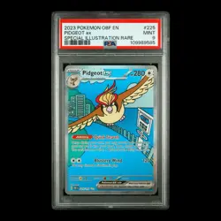 ✨ PSA 9 MINT ✨ POKEMON OBSIDIAN FLAMES 225 PIDGEOT EX SPECIAL ILLUSTRATION RARE - Image 2