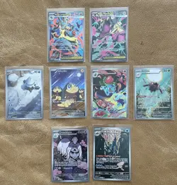 Pokemon 2025 Mega Evolution 6 Illustration Rare + 2 Ultra Rare English Lot! - Image 1