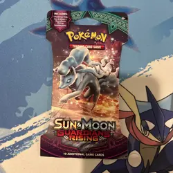 Pokemon TCG: Sun and Moon Guardians Rising Sleeved 4 Pack Complete Art Set - Image 3