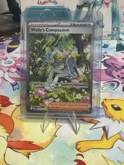 Pokemon Wally's Compassion 186/132 Me01 Mega Evolution Special Rare Holo Trainer - Image 1