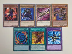 Yugioh - Gaia Dragon Champion Lord Curse Swift Polymerization NM - Free Holo - Image 1