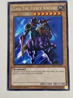 Yugioh - Gaia Dragon Champion Lord Curse Swift Polymerization NM - Free Holo - Image 3
