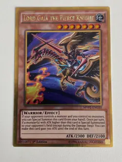 Yugioh - Gaia Dragon Champion Lord Curse Swift Polymerization NM - Free Holo - Image 5