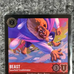 Disney Lorcana Buy a Box Promo Beast Snowfield Troublemaker 31/P3 Holo NM/Mint - Image 5