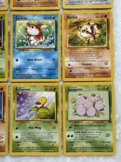 Lot Of 16 Vintage Pokemon Jungle Cards - Pikachu, Jigglypuff, Eevee, More - NrMt - Image 5