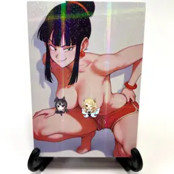 Dragon Ball Z Chi-Chi Sexy Anime Waifu Girl Doujin Lewd Goddess Story Art Card - Image 2