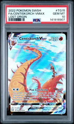 Centiskorch VMAX 2022 Pokemon Lost Origin #TG15 Trainer Gallery PSA 10 - Image 1