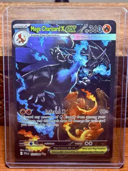 Mega Charizard X EX SIR 125/094 Phantasmal Flames Pokemon TCG (PACK FRESH) - Image 1