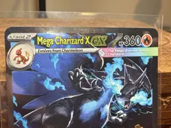 Mega Charizard X EX SIR 125/094 Phantasmal Flames Pokemon TCG (PACK FRESH) - Image 4