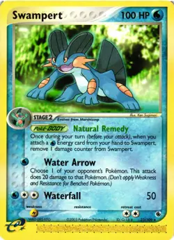 Pokemon TCG Swampert 23/109 Ruby & Sapphire Regular Rare VLP - Image 1