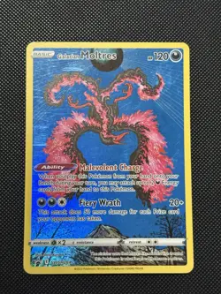 Pokemon Crown Zenith - Galarian Moltres - SWSH284 - Full Art Promo - LP - Image 2