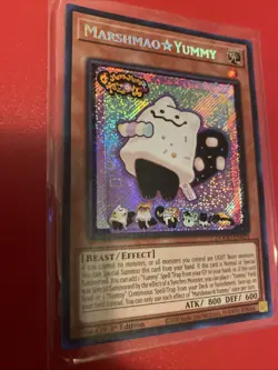 Yu-Gi-Oh! TCG Marshmao Yummy 1st Edition DOOD-EN024 Secret Rare NM - Image 2