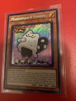 Yu-Gi-Oh! TCG Marshmao Yummy 1st Edition DOOD-EN024 Secret Rare NM - Image 3