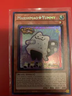 Yu-Gi-Oh! TCG Marshmao Yummy 1st Edition DOOD-EN024 Secret Rare NM - Image 4