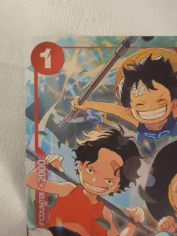 One Piece TCG OP13-007 Ace & Sabo & Luffy SR Alt Art - Image 2