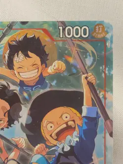 One Piece TCG OP13-007 Ace & Sabo & Luffy SR Alt Art - Image 3