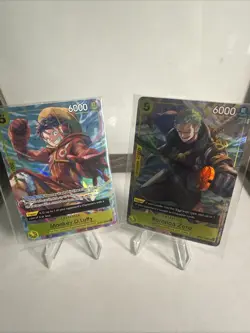 One Piece TCG Luffy Zoro OP07-109/113 Illustration Box Vol. 3 Promo *SEALED* - Image 1