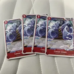 4X One Piece Card Game Caesar Clown OP10-006 Uncommon NM - Image 1