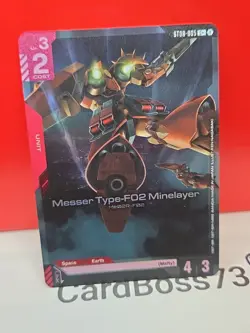 - Messer Type-F02 Minelayer ST08-005 C+ , Gundam Card Game, Flash of Radiance - Image 5