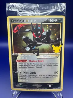 🔥 Greninja Gold Star Promo Card – Factory Sealed – Pokemon – Unopened Original - Image 3