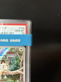 PSA 10 Meowth AR 192/SV-P Pokemon Card Starter Deck Generations Promo Japan - Image 4
