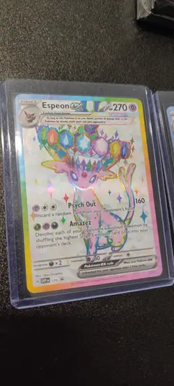 Pokemon TCG Umbreon 176 & Espeon ex 175 Promo Set Prismatic English Card - Image 3