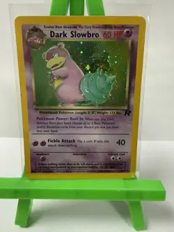 Dark Slowbro Holo 12/82 – Team Rocket 2000 WOTC – Vintage Pokemon Card LP - Image 1