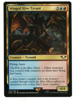 MTG Winged Hive Tyrant Universe Beyond Warhammer 40k Magic The Gathering TCG - Image 1