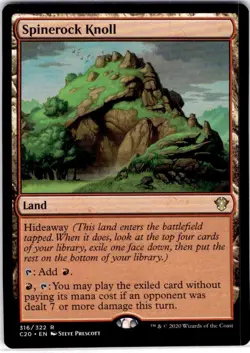 MTG Spinerock Knoll Commander 2020 Rare #316 - Image 1