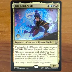 Fire Lord Azula - Prerelease Foil Promo - Avatar TLA MTG - Image 1
