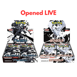 [Opened Live] Japanese Pokemon Black Bolt & White Flare Booster Box - Image 1