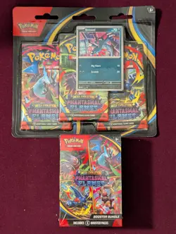 Pokemon TCG ME02 Phantasmal Flames Booster Bundle & Blister Pack Lot of 2 - Image 1