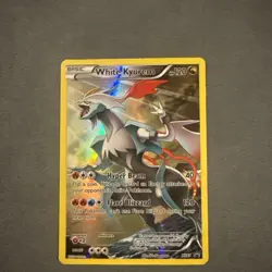 White Kyurem XY81 Full Art XY Promo Lightly Played Pokemon TCG LP - Image 1