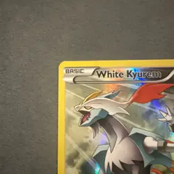 White Kyurem XY81 Full Art XY Promo Lightly Played Pokemon TCG LP - Image 2