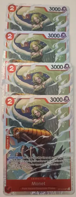 Monet - OP10-016 - SR - One Piece TCG - Royal Blood - NM (X4) - Image 1