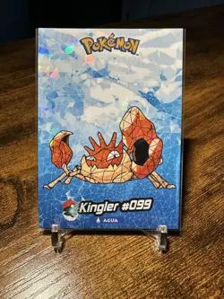 2024 Pokemon Peru Crystal Card Collection #099 Kingler Cracked Ice - Image 1