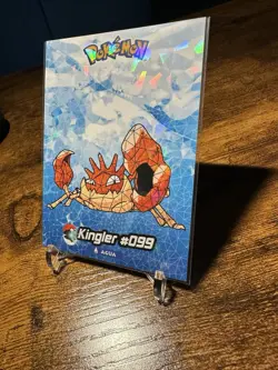 2024 Pokemon Peru Crystal Card Collection #099 Kingler Cracked Ice - Image 2