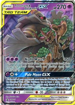 Pokemon TCG Trevenant & Dusknoir GX (OVERSIZED) SM217 Jumbo Cards Holo - Image 1
