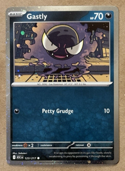 Gastly Cosmos Holo Ascended Heroes Promo 123/217 Pokemon TCG - Image 1