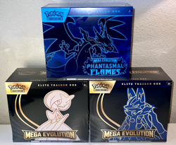 Pokemon Mega Evolution Elite Trainer Box ETB set of 2 and Phantasmal Flames ETB - Image 5