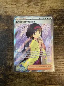 Erika's Invitation 196/165 Ultra Rare 151 Pokemon Near Mint - Image 1