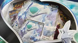 Pokemon TCG Chilling Reign Ice Rider Calyrex V Box - SEALED - Damaged Box - 2021 - Image 2