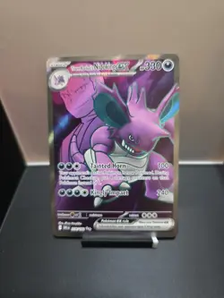 Pokemon TCG Team Rocket's Nidoking EX - Destined Rivals 216/182 Ultra Rare - Image 1