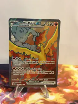 Pokemon Destined Rivals - Team Rocket’s Moltres ex Ultra Rare 208/182 - Image 2